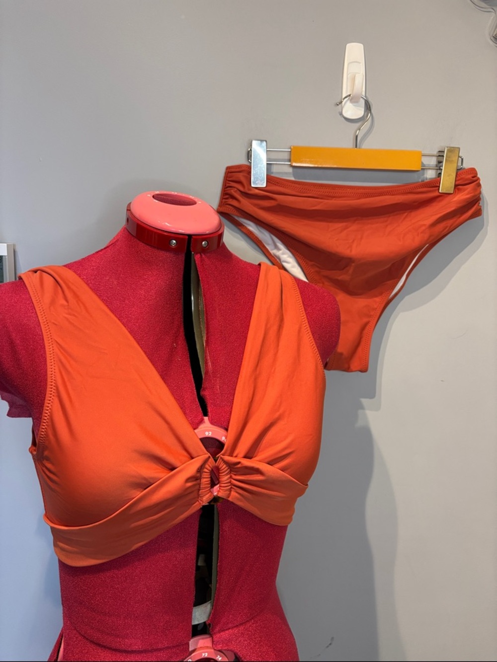 Orange Rust Coloured Bikini Set - Picture 2 of 8